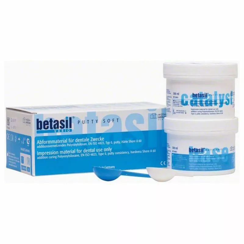 Betasil vario putty soft слепочная масса, база А60, 2 х 300 мл.