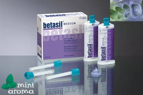 BETASIL VARIO MEDIUM (БЕТАСИЛ) слепочная масса, коррегирующий слой,  2 х 50 мл.