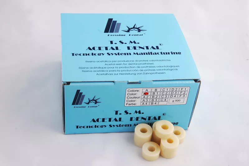 Термопластмасса T.S.M. Acetal Dental цвет А2, 500г Pressing Dental