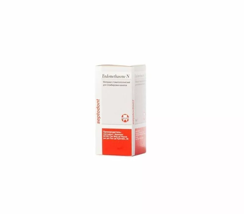 ENDOMETHASONE N (ЭНДОМЕТАЗОН Н) пломбировочный материал, порошок, 14 гр.