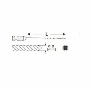 K-FILES AVICENNA (К-ФАЙЛ АВИЦЕННА) 10 напильник корневой, 25 мм., 6 шт.