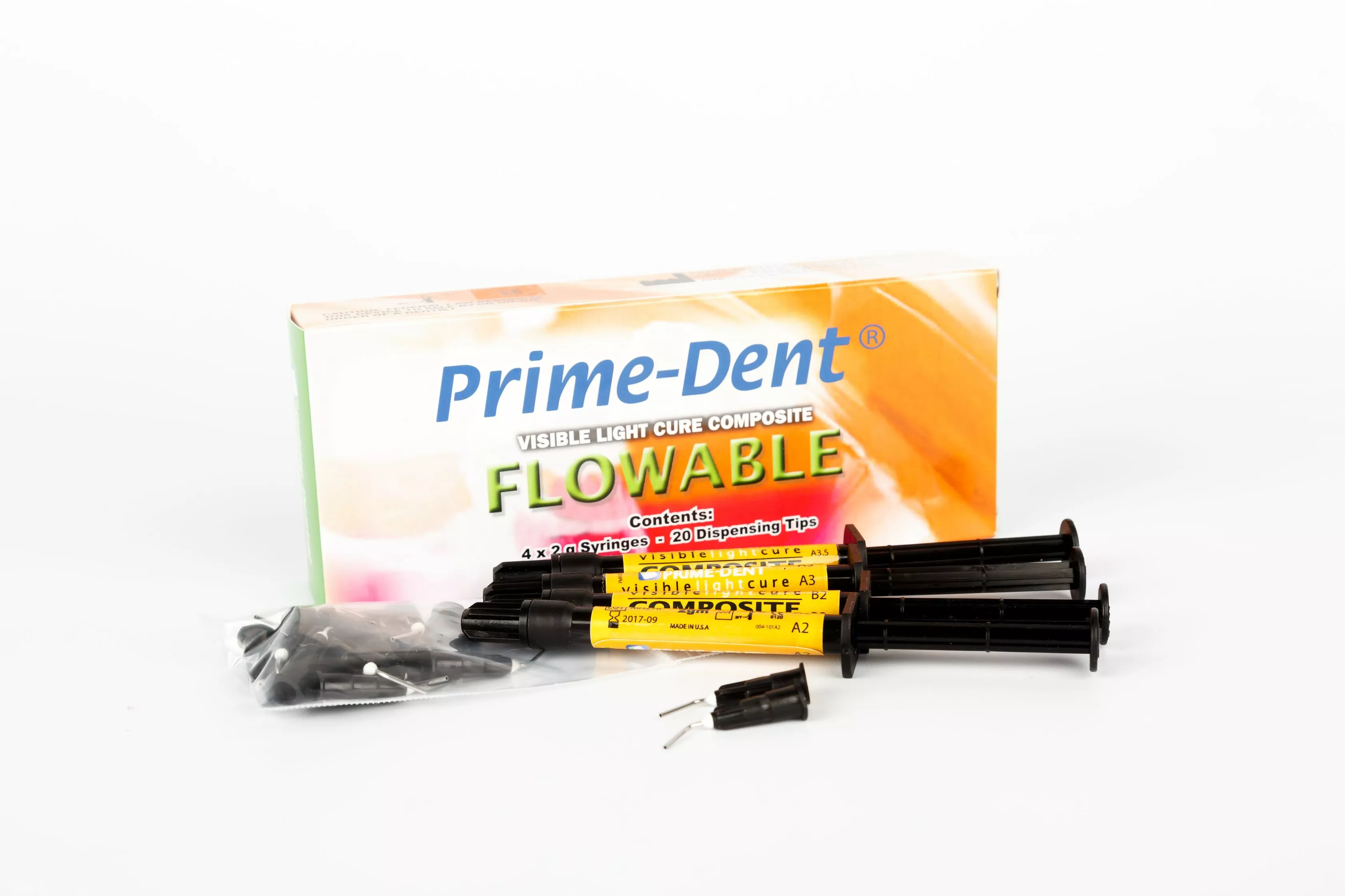 Композитный материал Prime-Dent flow A1 (4 шпр. х 2 г)