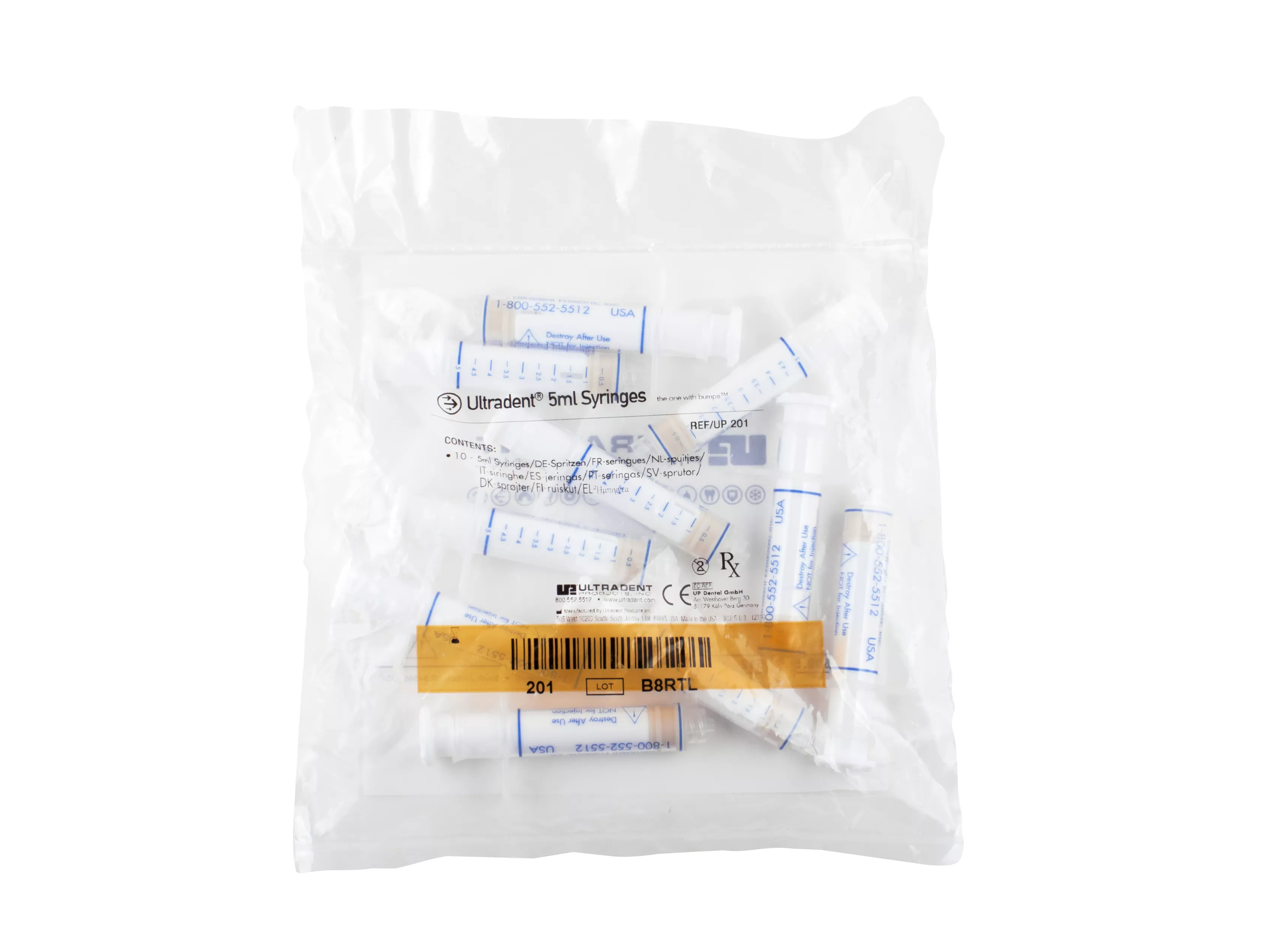 Эндодонтические шприцы Plastic syringe 5мл