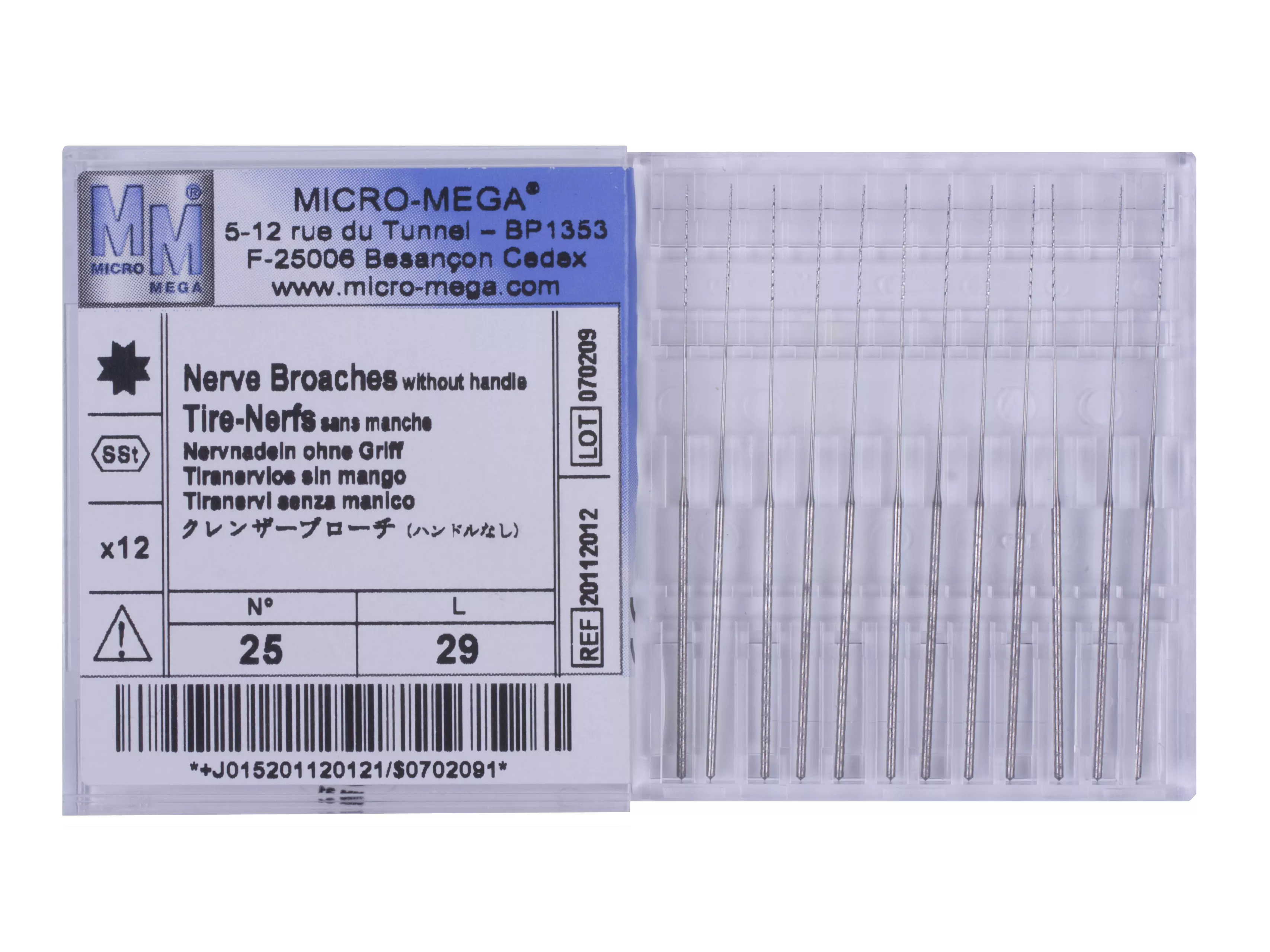 Nerve Broache n25 long W/t. Hand. MM - инструменты эндодонтические