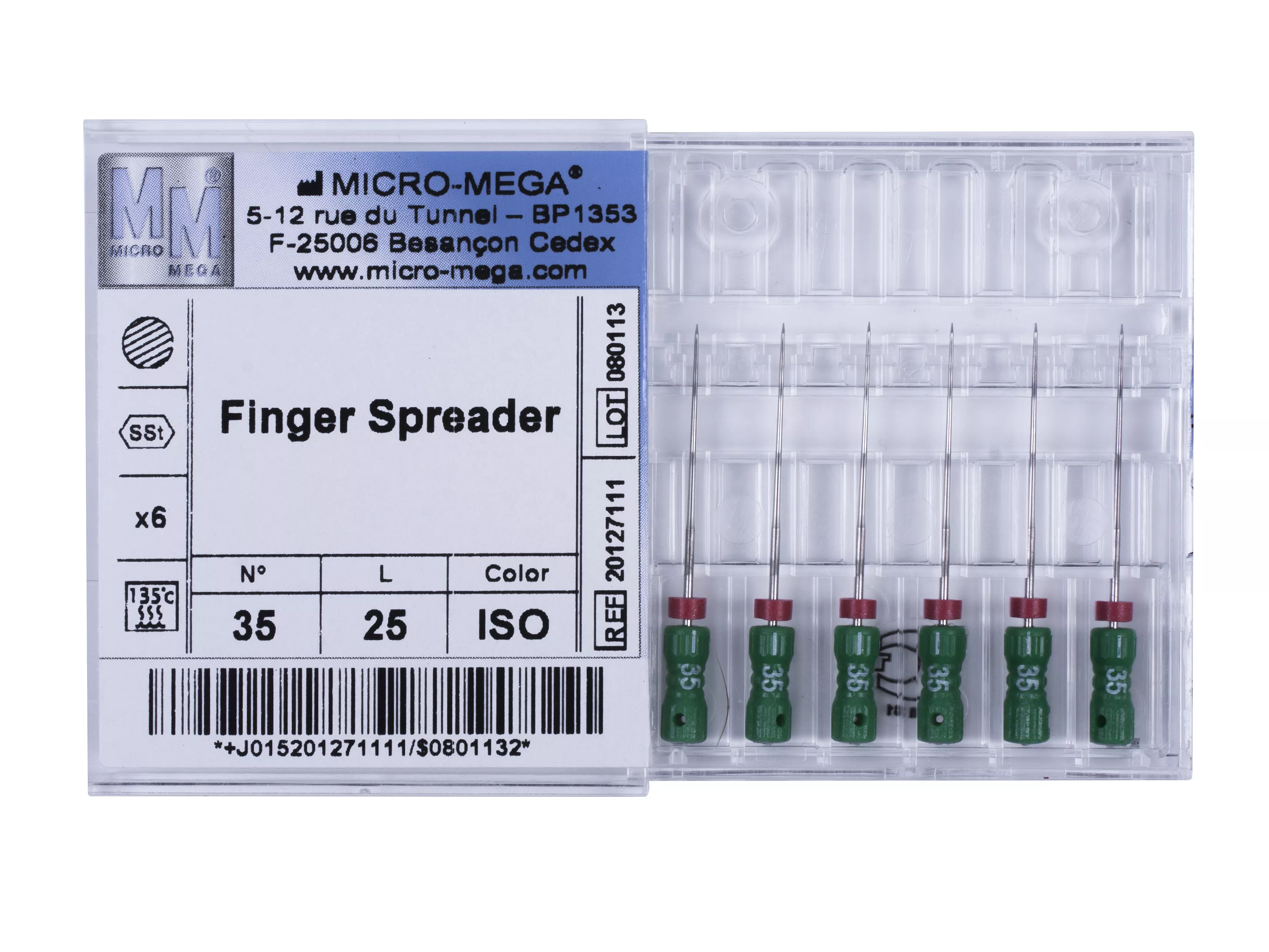 Finger Spreader n35 L25 2% (steel) - инструменты эндодонтические