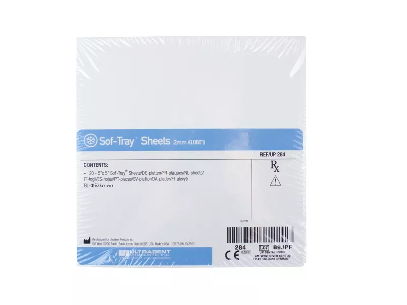 Sof-Tray sheet - пластины для вакуумформера, 2,0 мм (25 шт.)