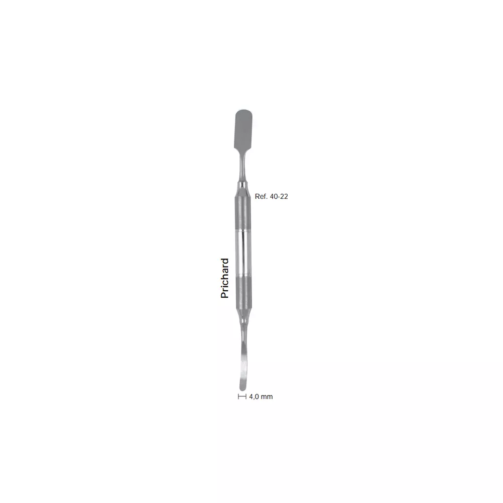 Распатор Prichard, ручка DELUXE,  диаметр 10 мм, 4,0 мм