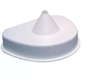 Пластиковое основание в форме модели с воронкой для литья, размер 0 (70мм x 55мм)