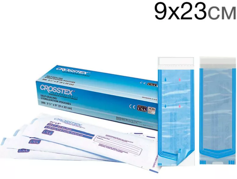 Пакеты для стерилизации, 9x23 см., 200 шт.