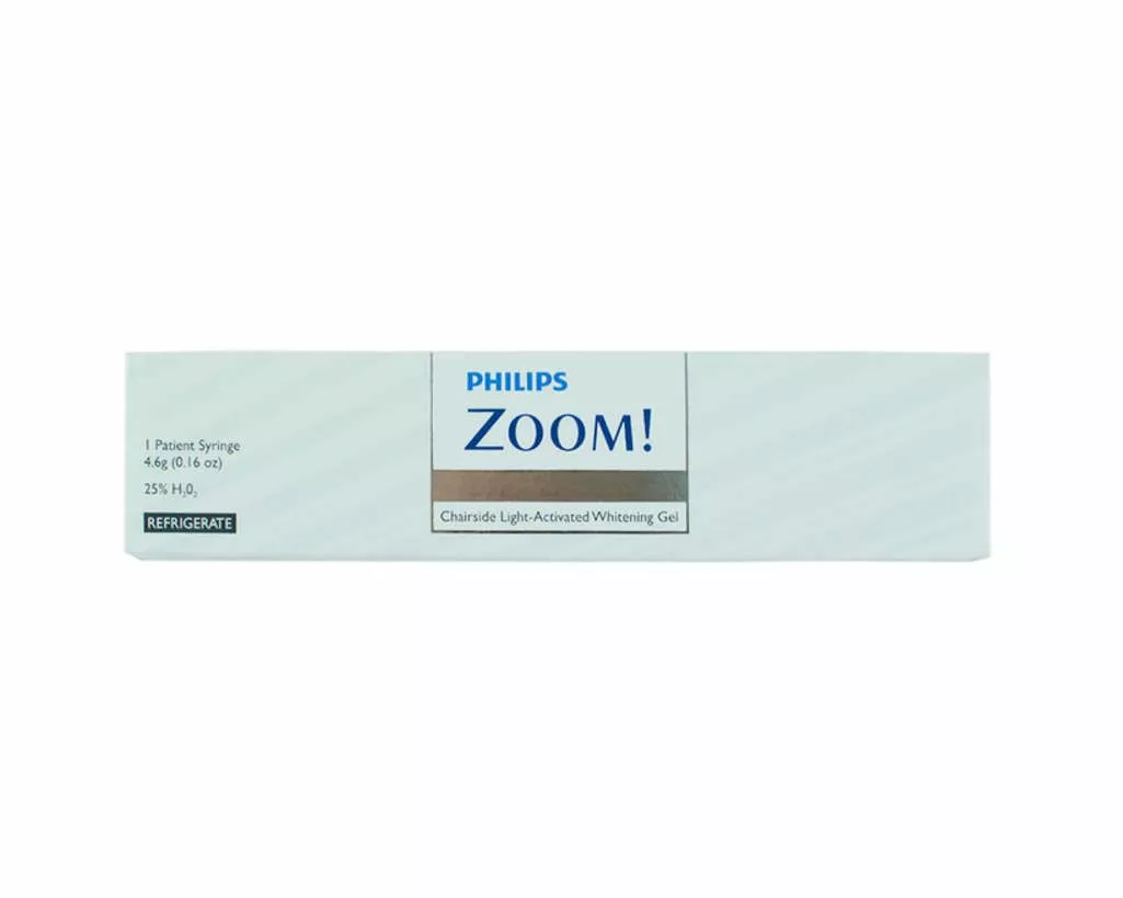ZOOM (ЗУМ) отбеливающий гель на основе 25% перекиси водорода. Только в комплекте с отбеливающим набором.