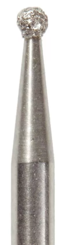 Бор FG алмазный. Шар 1шт. OkoDent (1,6 мм Оч.крупная (чёрн.) 801016SCFG)