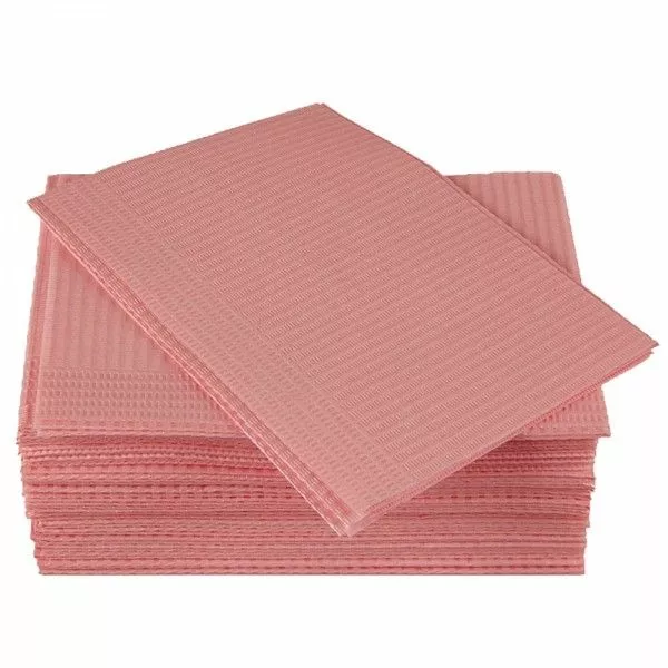 JNB нагрудники-салфетки медицинские, розовые, 33 х 45, 500 шт.