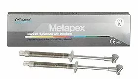 METAPEX (МЕТАПЕКС) пломбировочный материал, 2 шпр. х 2,2 г. + 20 канюль