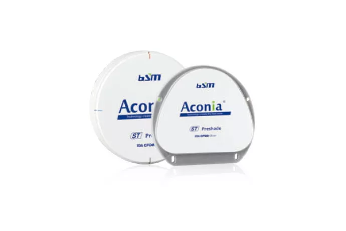 Диски ST-Предокрашенные из диоксида циркония, Aconia ST-Preshade, 98 x 16 мм., A-D