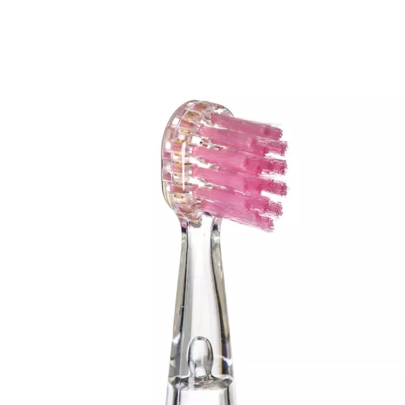 Детская электрическая звуковая зубная щетка Revyline RL 025, розовая