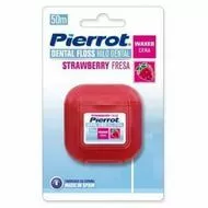 PIERROT STRAWBERRY DENTAL FLOSS нить зубная. Вощёная