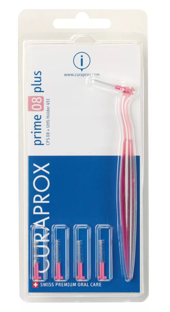 CURAPROX набор ершиков Prime Set Plus CPS 08 с держателем UHS 451 (5шт)