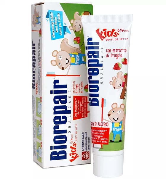 Детская зубная паста BioRepair kids, 0 - 6 лет, 50 мл.