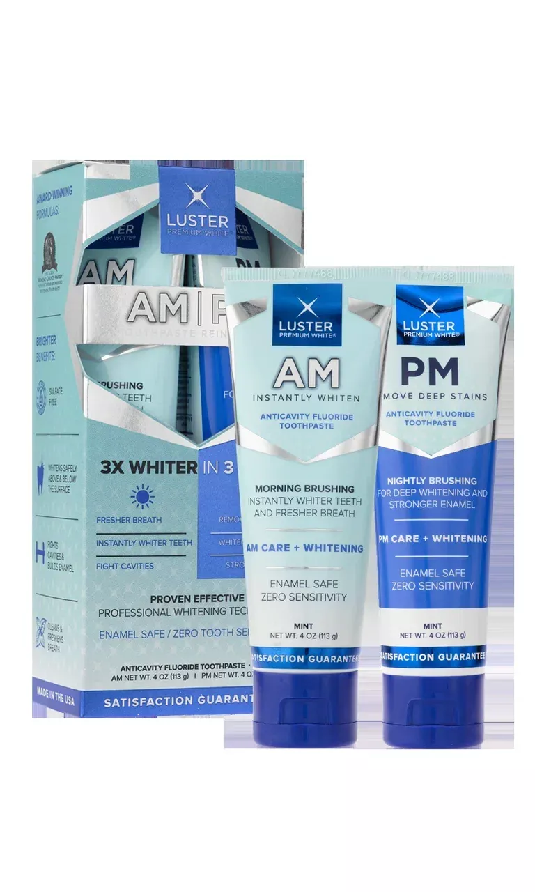 Отбеливающая система Luster Premium White AM/PM™