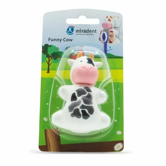 Funny Cow (Kорова) - гигиенический футляр для зубных щёток с дверками-защёлками