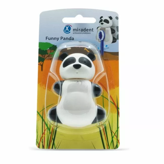 Funny Panda (Панда) - гигиенический футляр для зубных щёток с дверками-защёлками