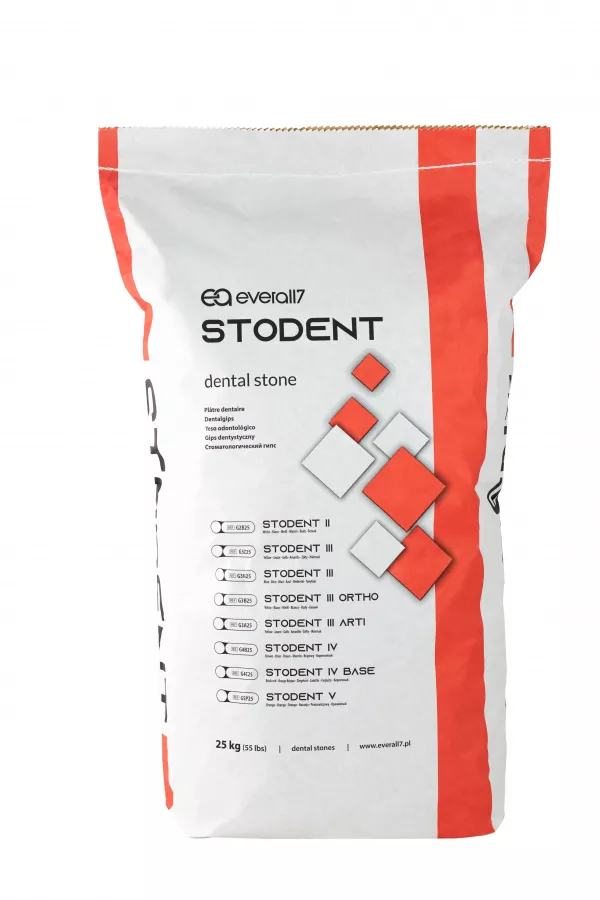 Стодент 4 / Stodent 4 - гипс 4-го класса, 25 кг (Коричневый G4B25)