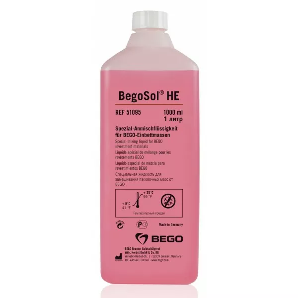 BegoSol HE - жидкость для замешивания паковочных материалов, 1 л.