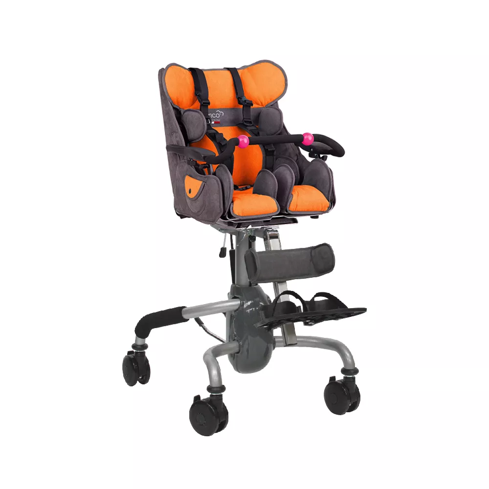 Кресло-коляска Fumagalli Mitico Expert Dentro Домашняя рама (M, Оранжевый)