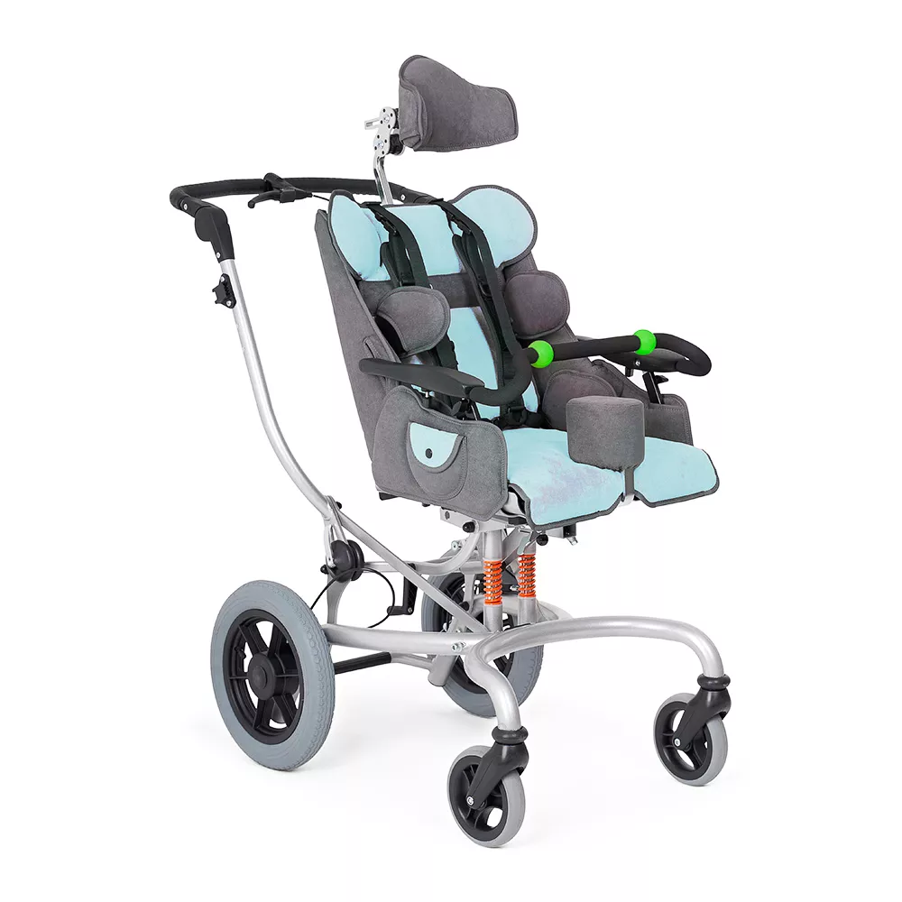 Кресло-коляска для детей с ДЦП Fumagalli Mitico Simple Fuori (голубой, размер M)