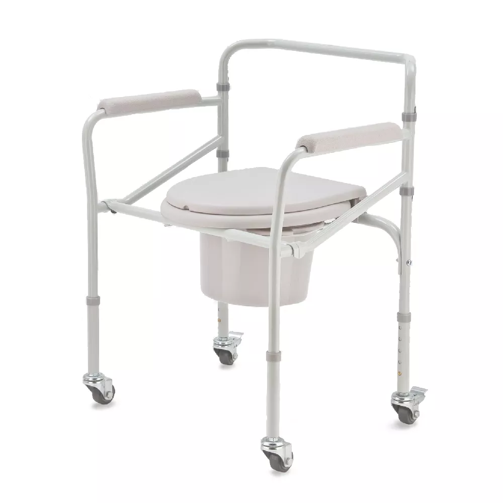 Кресло-туалет на колесах (стул с санитарным оснащением) Армед H 005B
