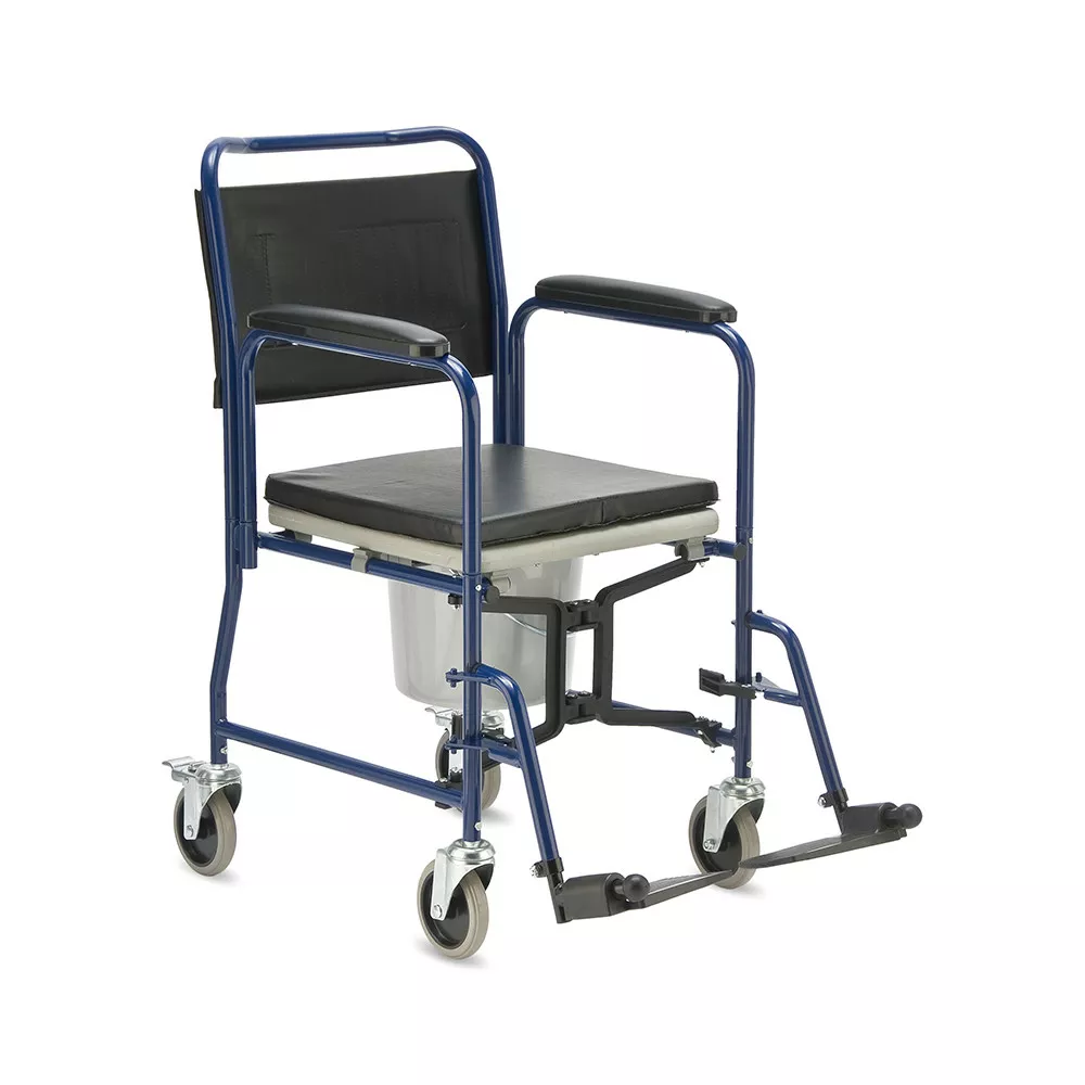 Кресло-каталка/коляска для инвалидов складная с санитарным оснащением Армед H 009B (туалет)