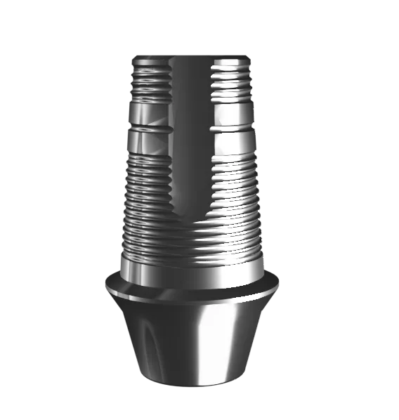Основание титановое без фиксации, аналог GEO, совместимо с STRAUMANN BONE LEVEL RC (1.3 мм), с винтом