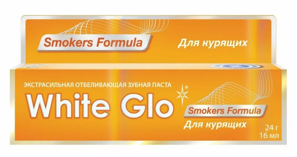 Зубная паста White Glo для курящих, 24 г.