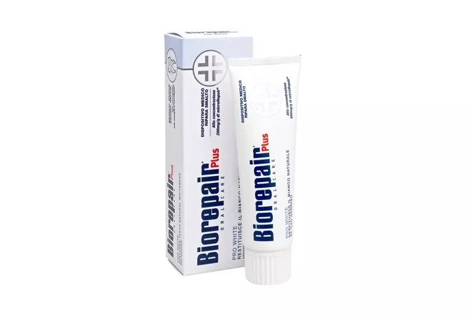 Зубная паста Biorepair Pro White Plus, сохраняющая белизну эмали, 75 мл.