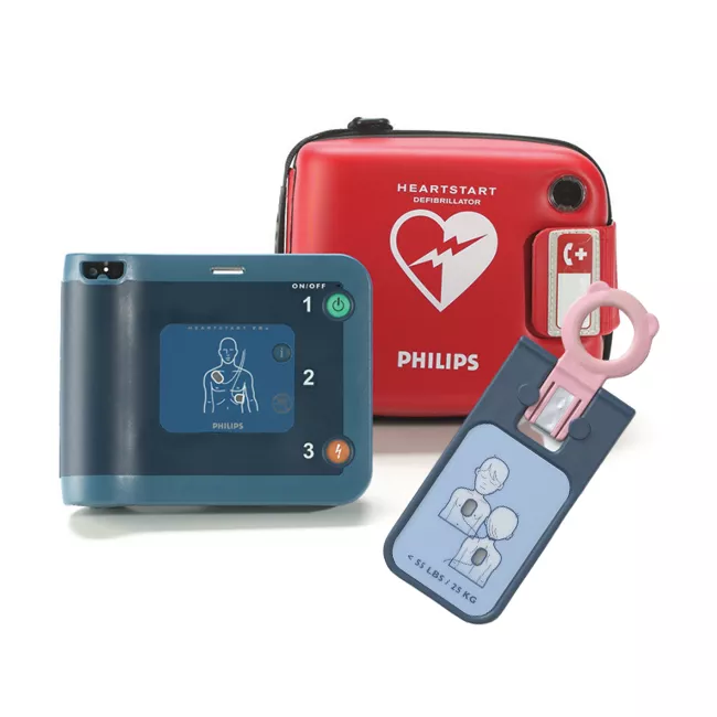Philips HeartStart FRx - автоматический наружный дефибриллятор с ключом для дефибрилляции детей