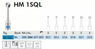 MEISINGER боры твердосплавные, HM1SQL (697) 012 RA 204, 5 шт