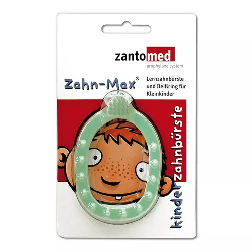 Zantomed детская щётка-прорезыватель, 0-2 лет, зеленая
