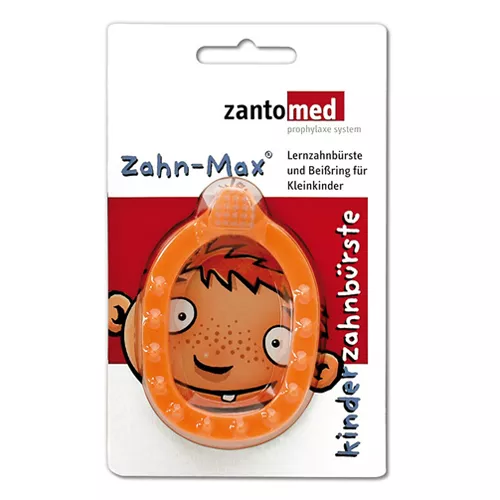 Zantomed детская щётка-прорезыватель, 0-2 лет, оранжевая