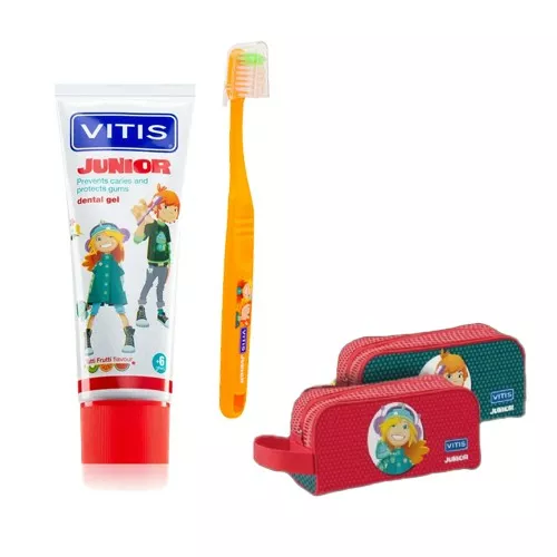 Vitis Junior Kit детский набор с зубной пастой и щеткой