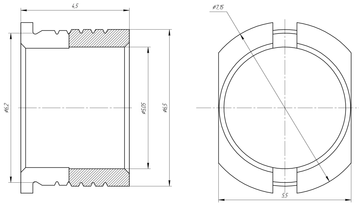 Втулки для полного протокола Osstem, d=5.05
