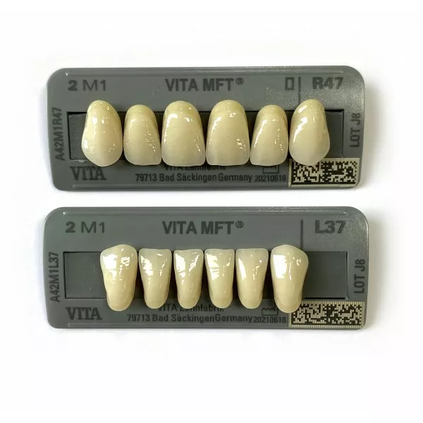 Гарнитур фронтальных зубов VITA MFT, 6 штук