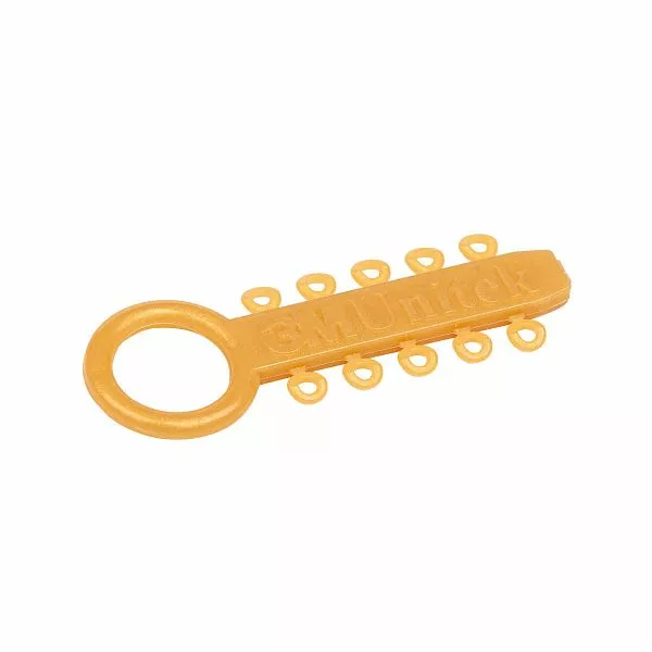 Лигатура эластичная Alastik Easy-To-Tie 10 лигатур на модуле Золотой (3М)