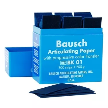BK01 артикуляционная бумага, синяя, 200мкм, 300 листов