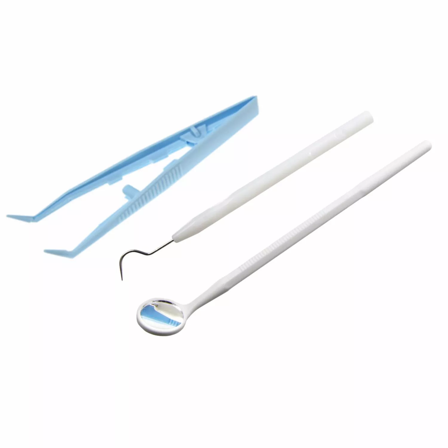 Набор стоматологический одноразовый стерильный ЕваДент тип 2 (зеркало стоматологическое, зонд стоматологический, пинцет)