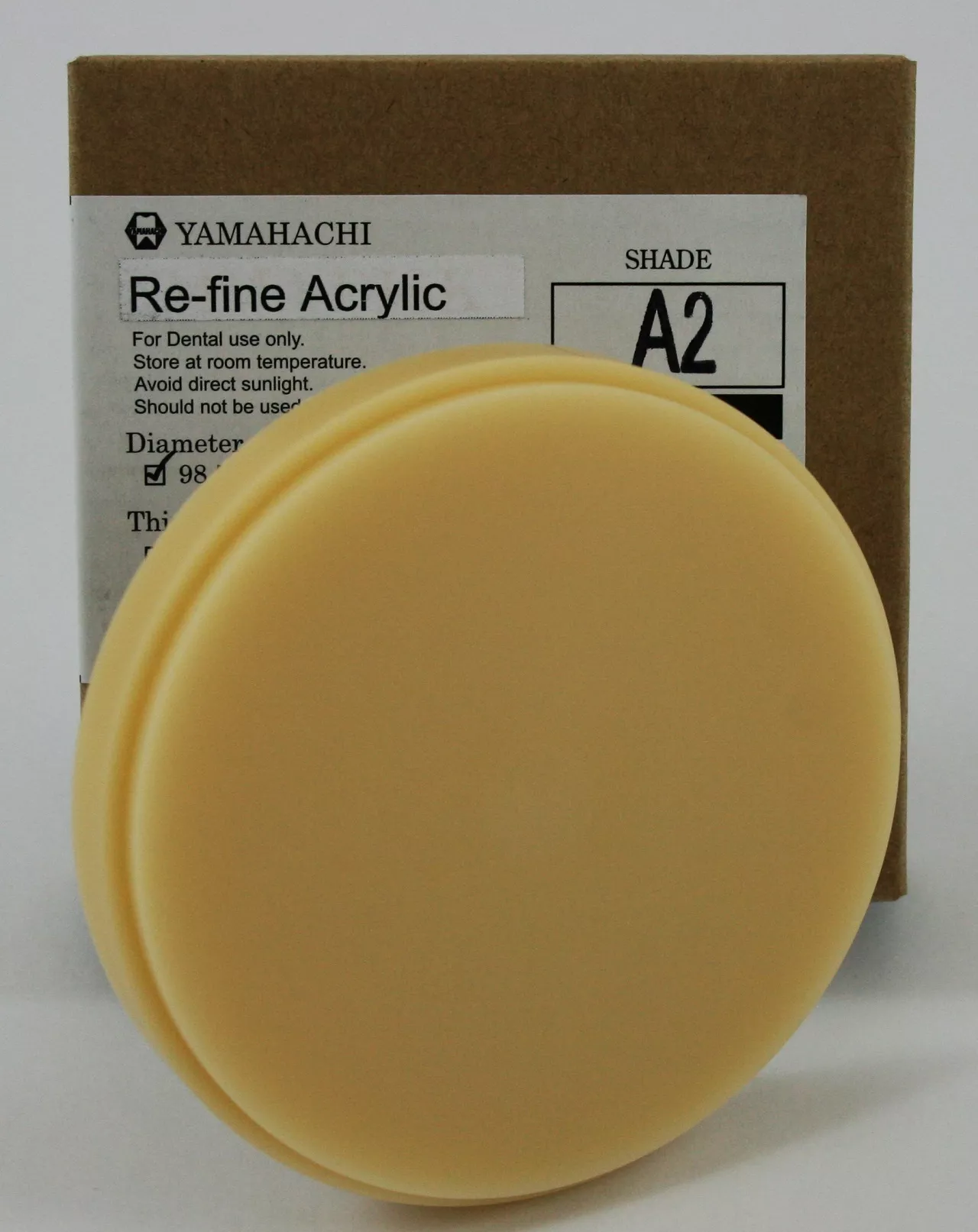 Блок-заготовка Re-Fine Acryllic ZENO 98, A2, 16 мм., из полиметилакрилата (PMMA), Yamahachi