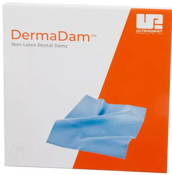 DermaDam Heavy (толщина 0,25мм, 15х15см, 36 шт. уп.) - резиновая завеса для изоляции полости рта, шт