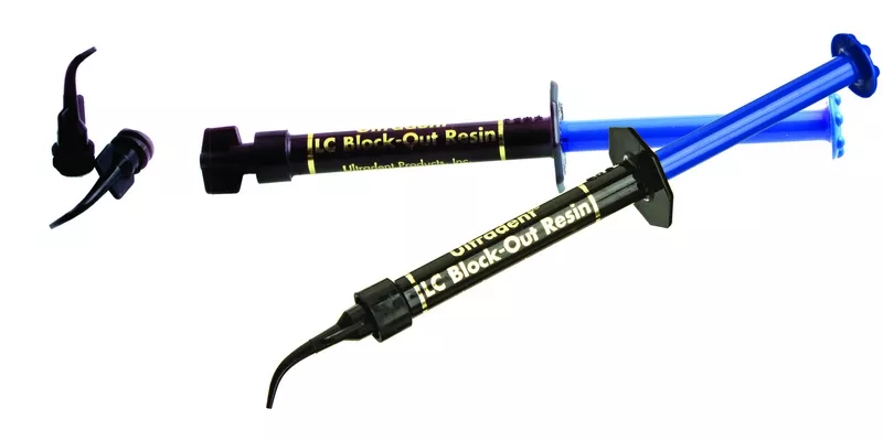 LC Block-Out Resin Kit (4 x 1.2 мл+20 BlackMiniTips) - гель для создания резервуаров в каппе, шт