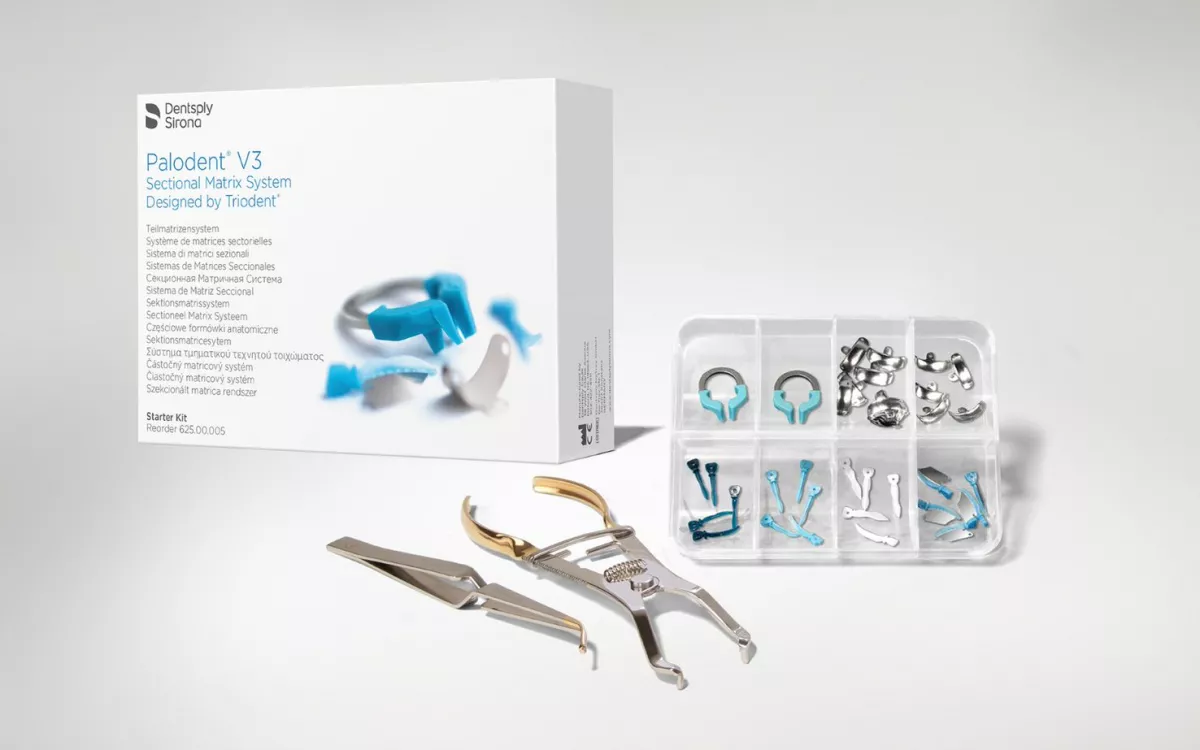 Dentsply Матрицы Palodent V3 Starter Kit - вводный набор матриц Palodent и колец (20 шт)