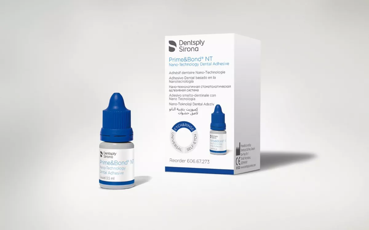 Dentsply Prime & Bond NT 3,5 мл - однокомпонентная адгезивная система V поколения для композитных материалов
