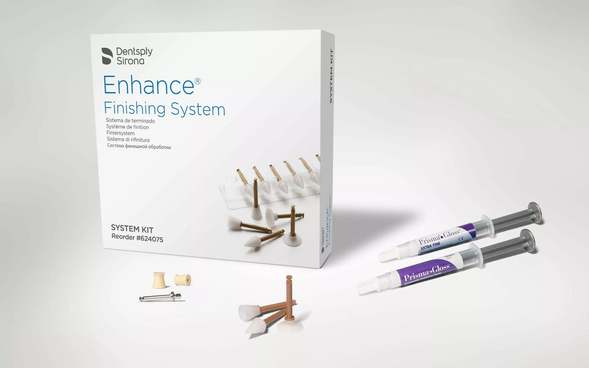 Dentsply Enhance Caulk Prisma Kit - набор для полировки композитных пломбировочных материалов